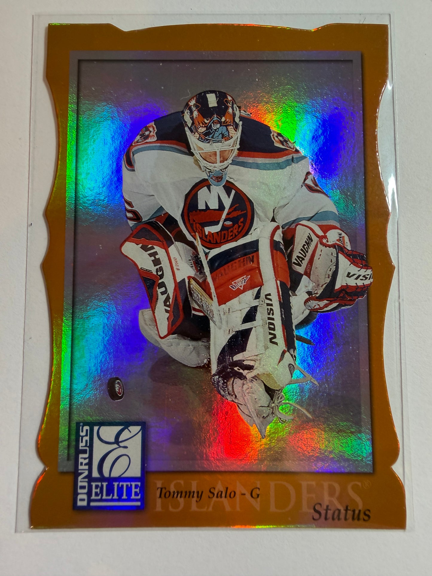 TOMMY SALO - 1997 Donruss Elite Status Die Cut #101, xxx/100