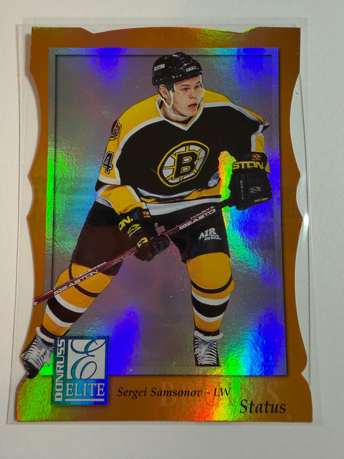 SERGEI SAMSONOV - 1997 Donruss Elite Status Die Cut #16, xxx/100