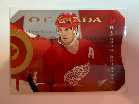 BRENDAN SHANAHAN - 1996 Donruss Canadian Ice O Canada Die Cut #12, xxxx/2000