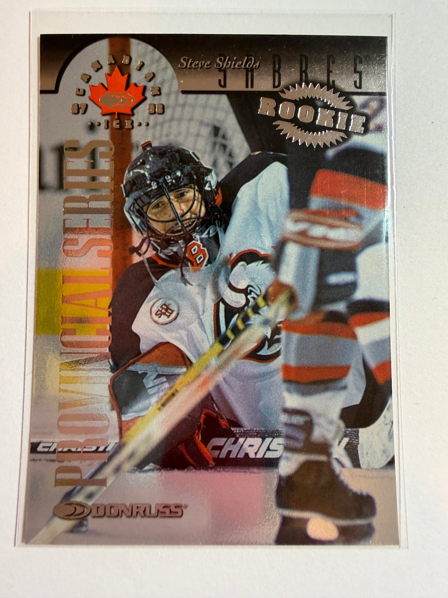 STEVE SHIELDS - 1997 Donruss Canadian Ice Provincial Series #132, xxx/750