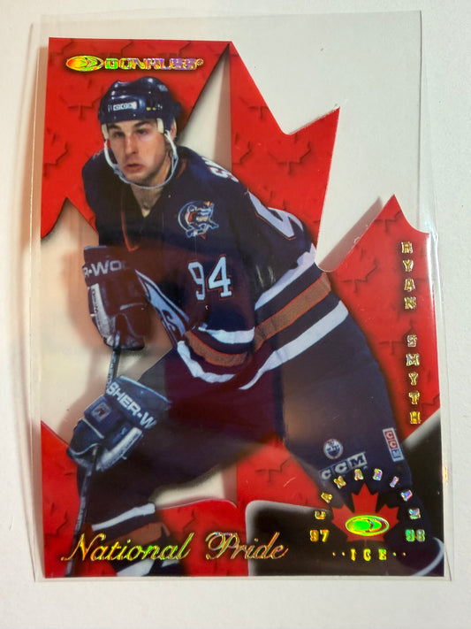 RYAN SMYTH - 1997 Donruss Canadian Ice National Pride Clear Cut Die Cut #10, xxxx/1997