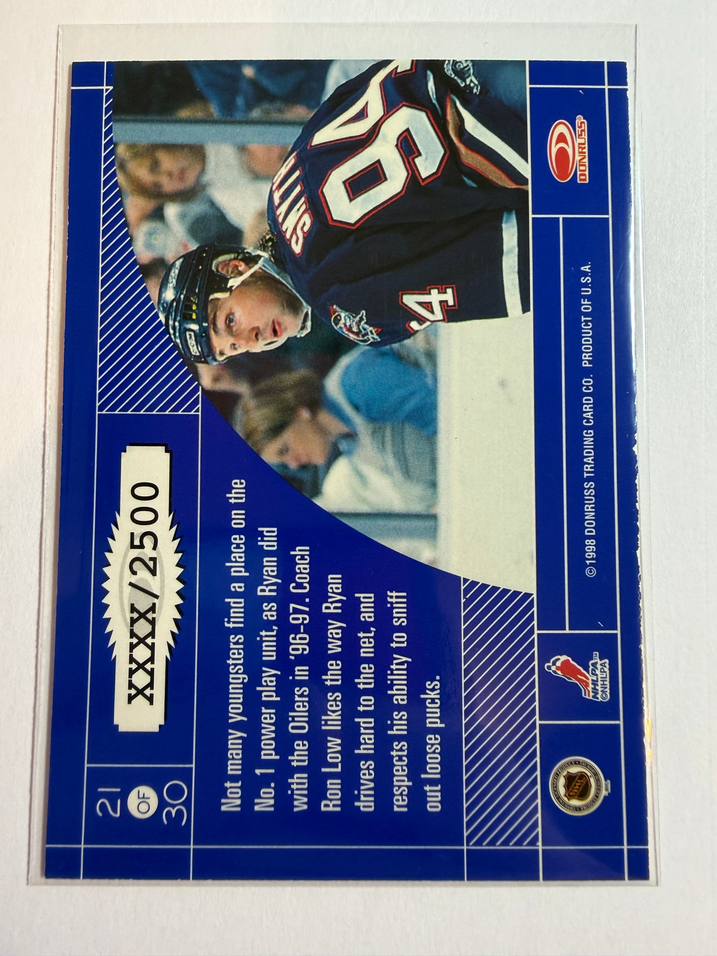 RYAN SMYTH - 1997 Donruss Elite Craftsmen #21, xxxx/2500