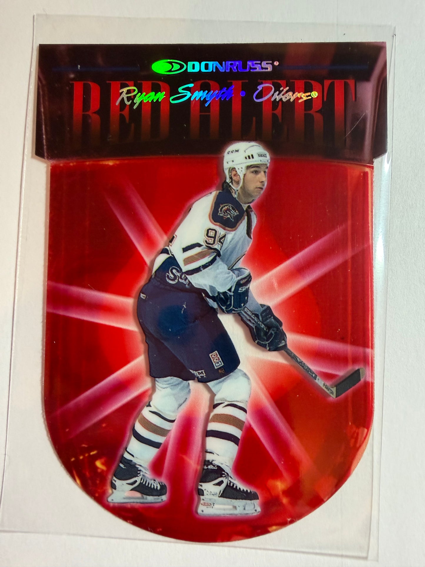 RYAN SMYTH - 1997 Donruss Red Alert Clear Cut Die Cut #2, xxxx/5000
