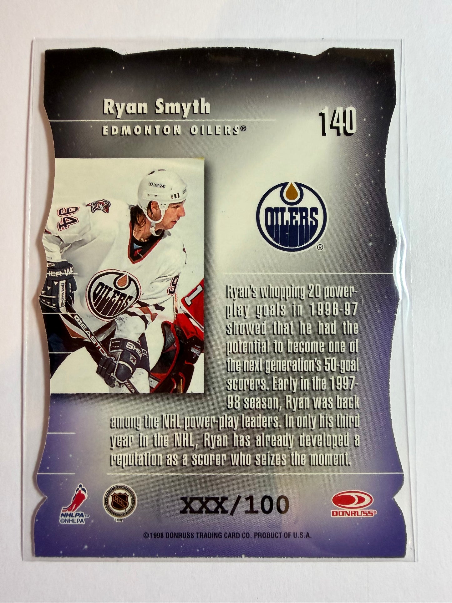 RYAN SMYTH - 1997 Donruss Elite Status Generations Die Cut #140, xxx/100