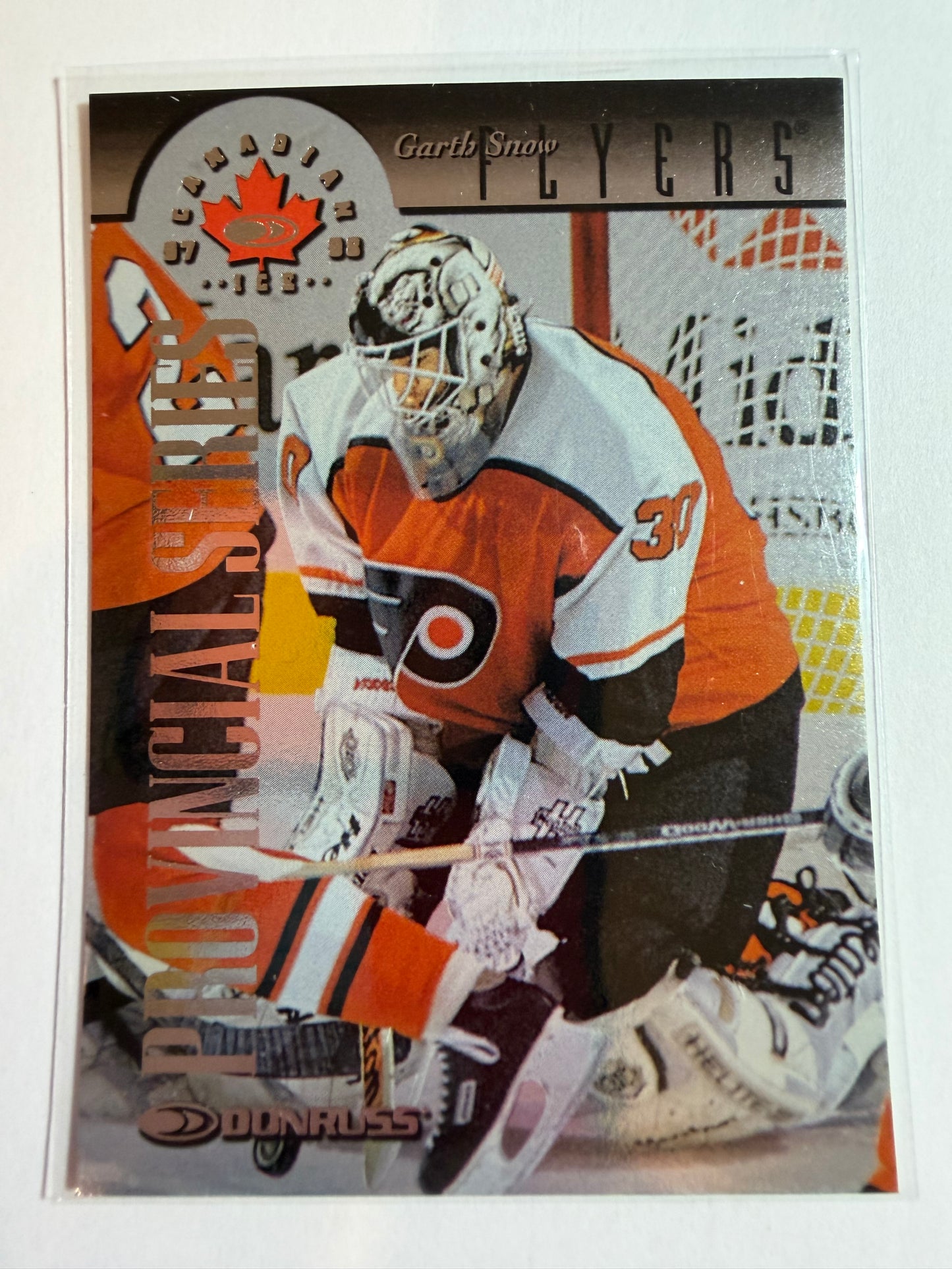 GARTH SNOW - 1997 Donruss Canadian Ice Provincial Series #38, xxx/750