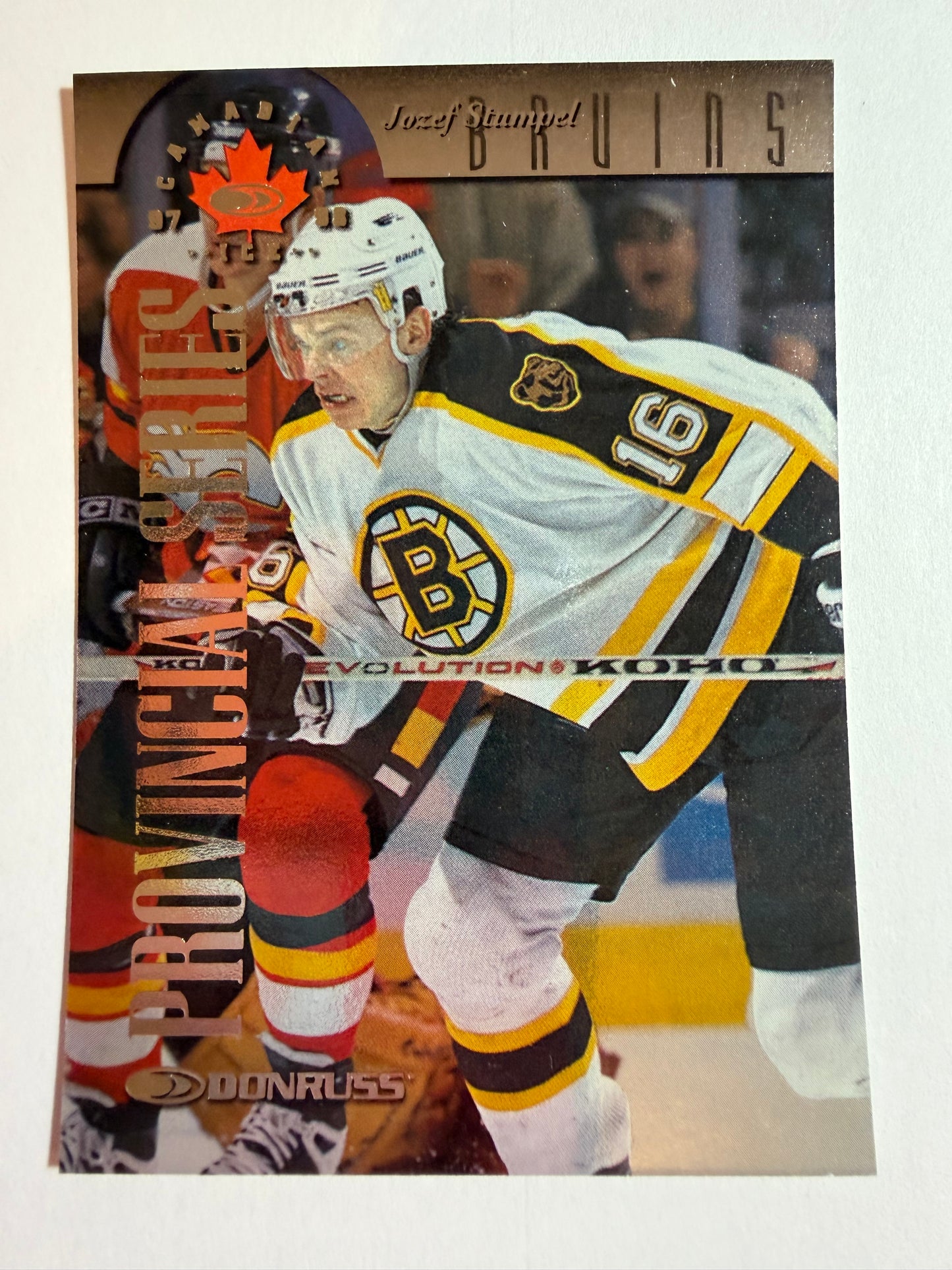JOZEF STUMPEL - 1997 Donruss Canadian Ice Provincial Series #43, xxx/750