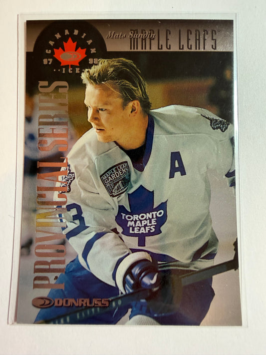 MATS SUNDIN - 1997 Donruss Canadian Ice Provincial Series #40, xxx/750