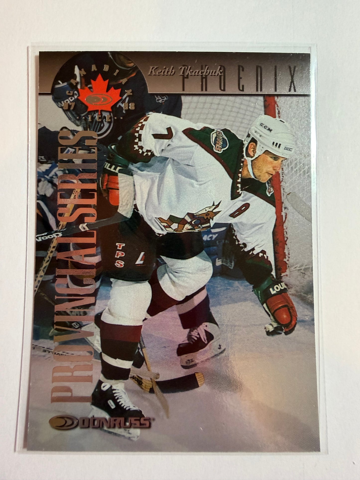 KEITH TKACHUK - 1997 Donruss Canadian Ice Provincial Series #16, xxx/750