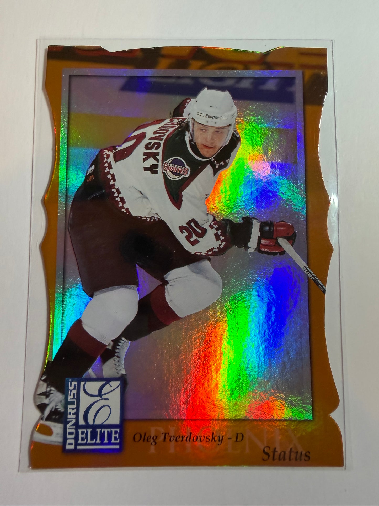 OLEG TVERDOVSKY - 1997 Donruss Elite Status Die Cut #109, xxx/100