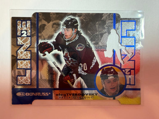 OLEG TVERDOVSKY - 1997 Donruss Line 2 Line Die Cut #6, xxxx