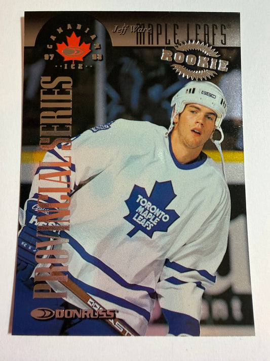 JEFF WARE - 1997 Donruss Canadian Ice Provincial Series #129, xxx/750