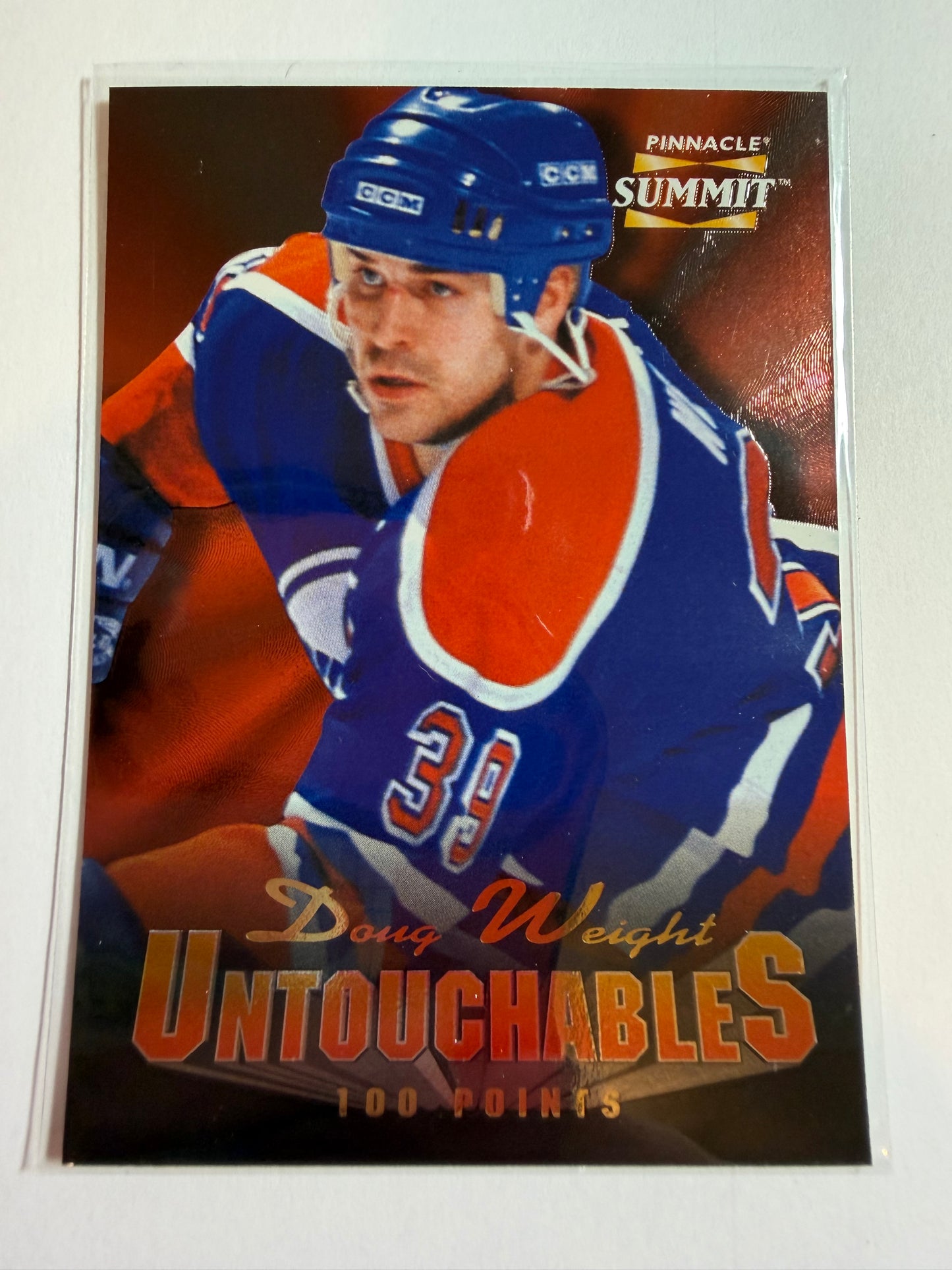 DOUG WEIGHT - 1996 Pinnacle Summit Untouchables #11, xxxx/1000