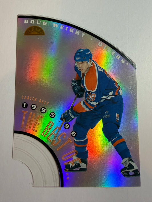 DOUG WEIGHT - 1996 Donruss Leaf The Best Of #7, xxxx/1500