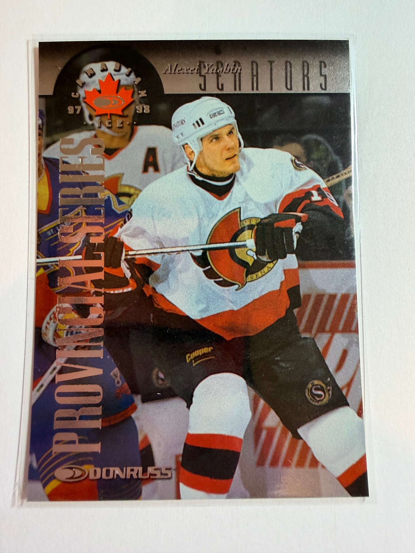 ALEXEI YASHIN - 1997 Donruss Canadian Ice Provincial Series #127, xxx/750