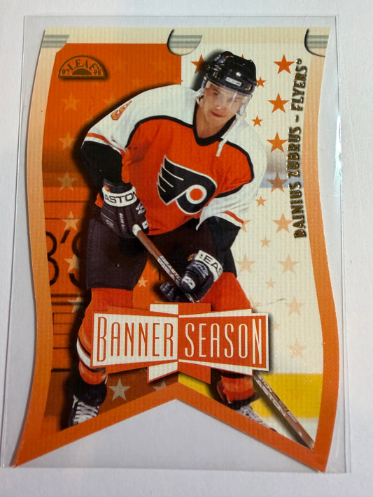 DAINIUS ZUBRUS - 1997 Donruss Leaf Banner Season Die Cut #22, xxxx/3500