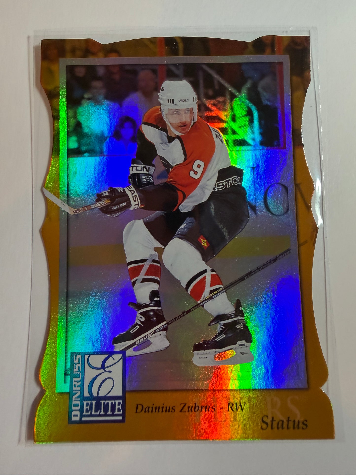DAINIUS ZUBRUS - 1997 Donruss Elite Status Die Cut #50, xxx/100