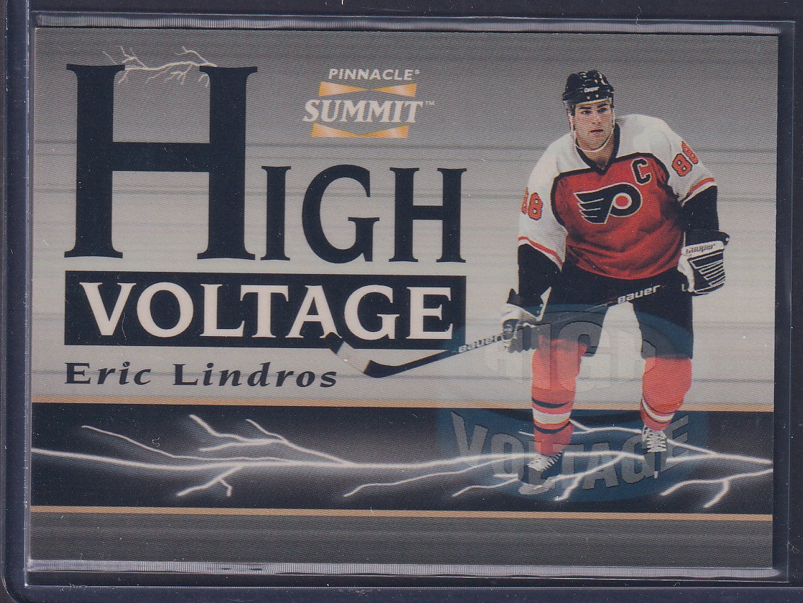 ERIC LINDROS - 1996 Pinnacle Summit High Voltage #9, xxx/600