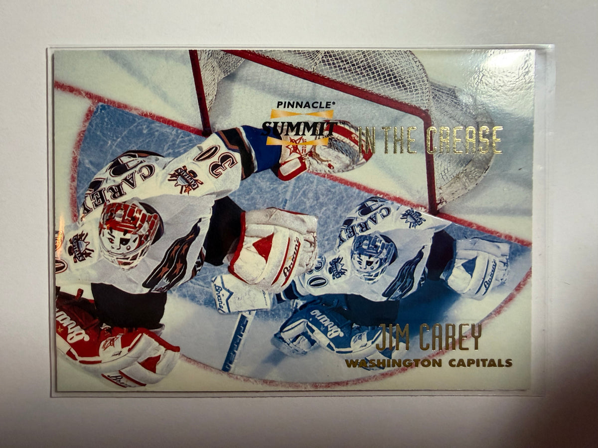 JIM CAREY - 1996 Pinnacle Summit In the Crease #6, xxxx/6000