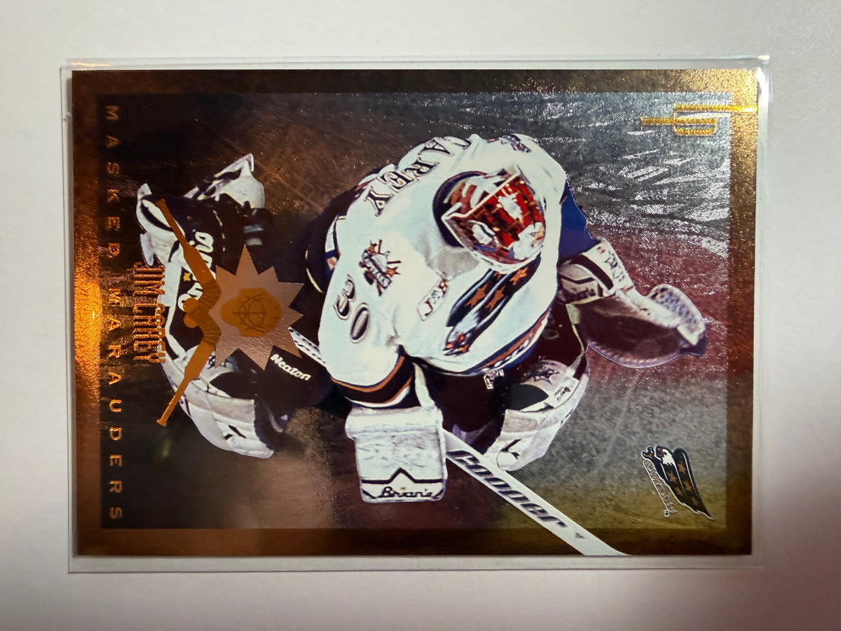 JIM CAREY - 1996 Donruss Leaf Preferred Masked Marauders #1, xxxx/2500