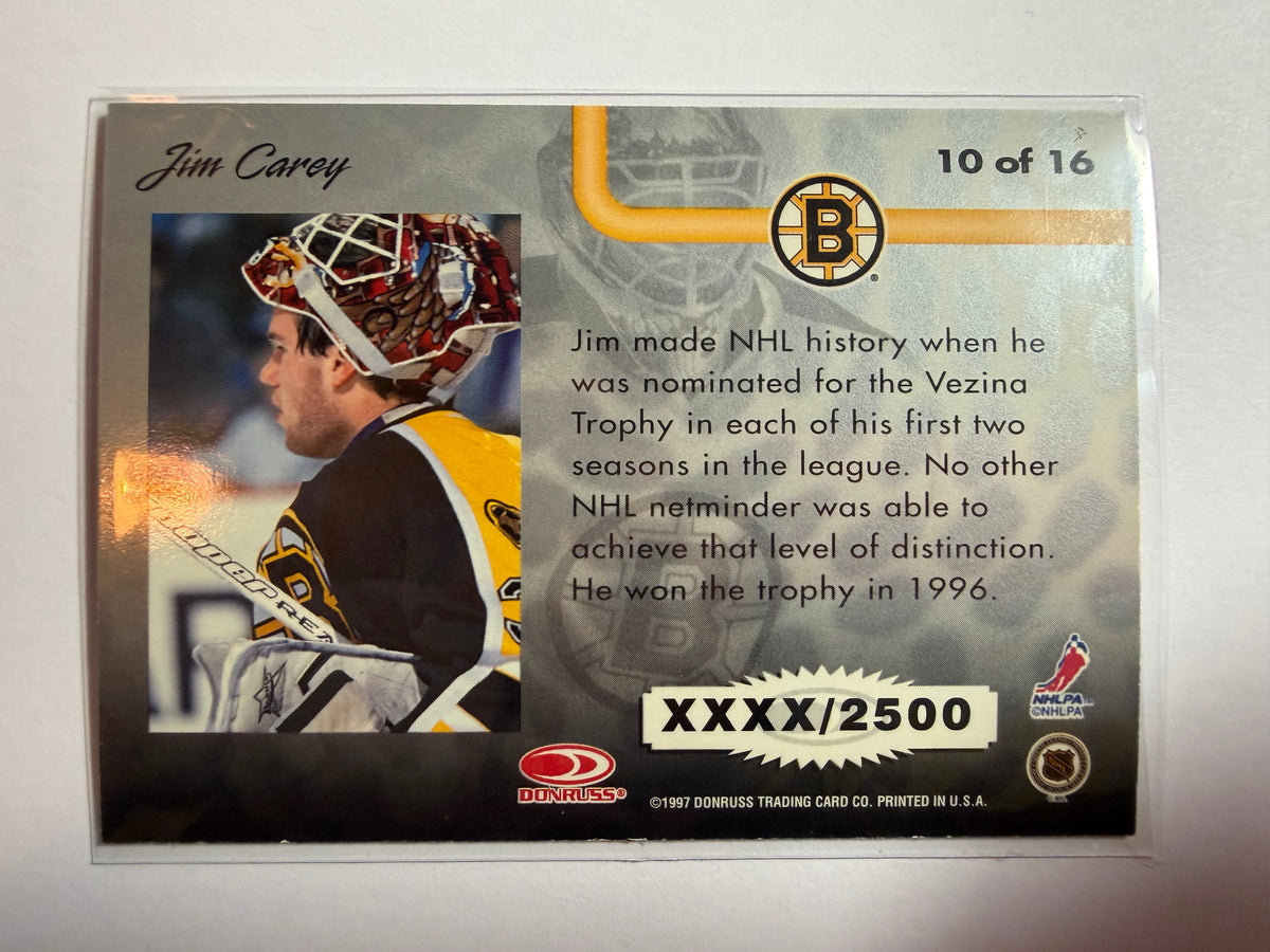 CURTIS JOSEPH - 1997 Donruss Leaf Pipe Dreams #4, xxxx/2500