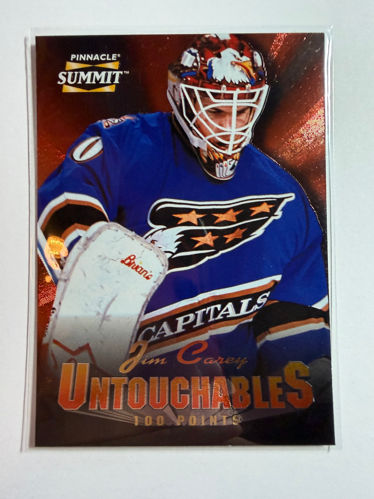 JIM CAREY - 1996 Pinnacle Summit Untouchables #14, xxxx/1000