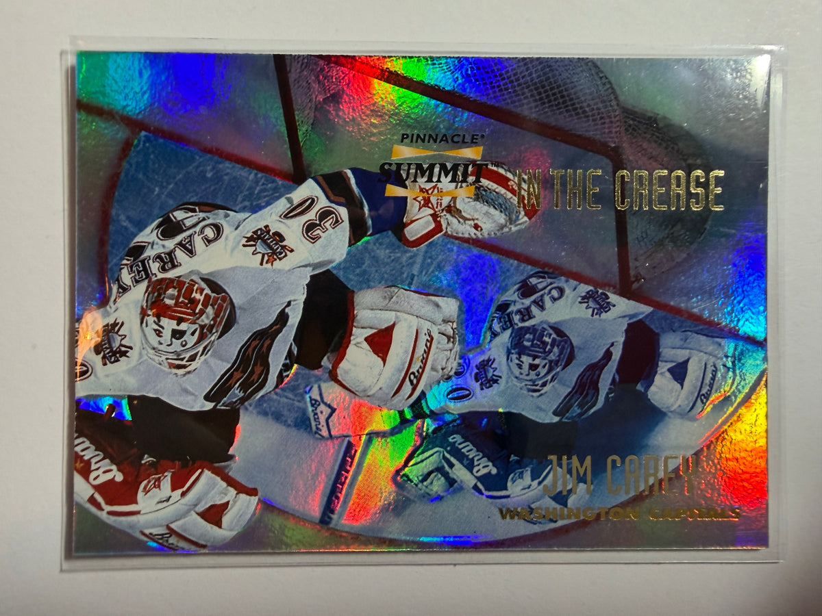 JIM CAREY - 1996 Pinnacle Summit In the Crease #PSITC-6, xxx/600