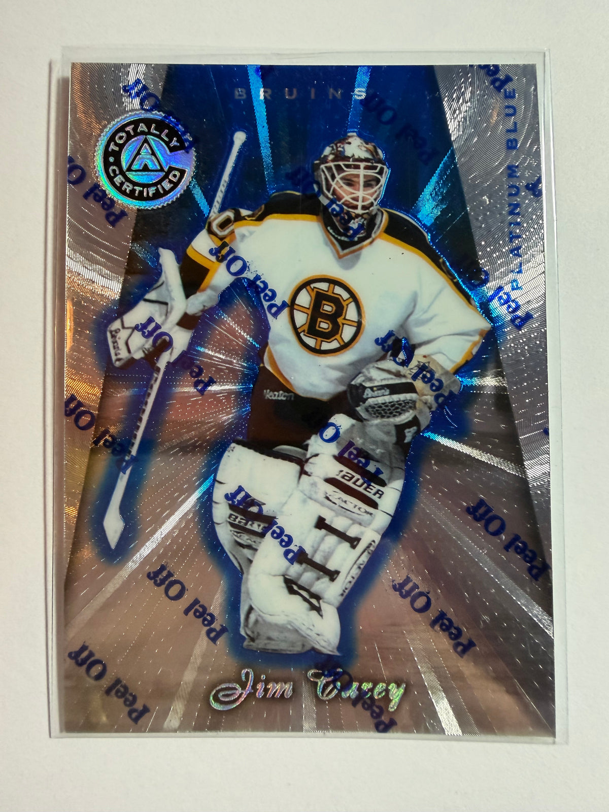 JIM CAREY - 1997 Pinnacle Totally Certified Platinum Blue #15, xxxx/2599