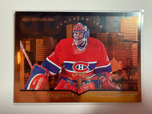 JOCELYN THIBAULT - 1996 Donruss Canadian Ice Les Gardiens #2, xxxx/1500