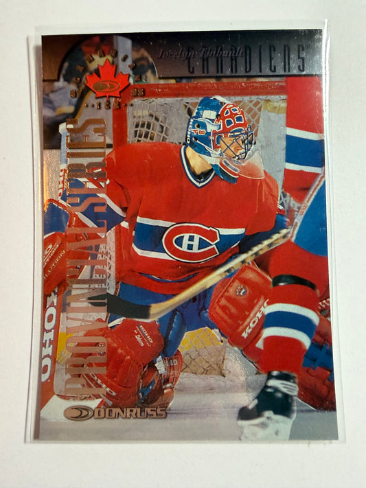 JOCELYN THIBAULT - 1997 Donruss Canadian Ice Provincial Series #15, xxx/750