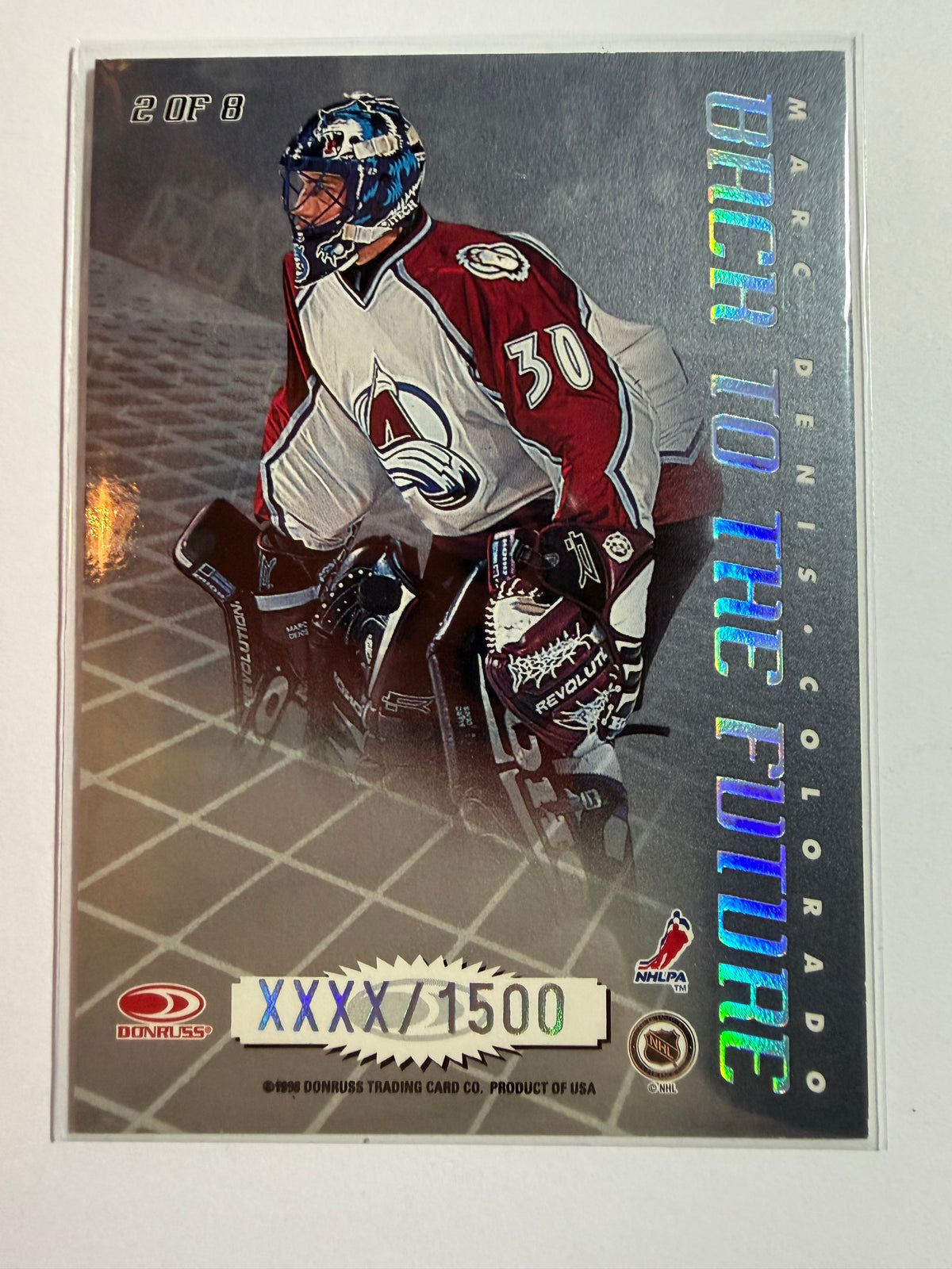 JOCELYN THIBAULT / MARC DENIS - 1997 Donruss Elite Back to the Future #2, xxxx/1500