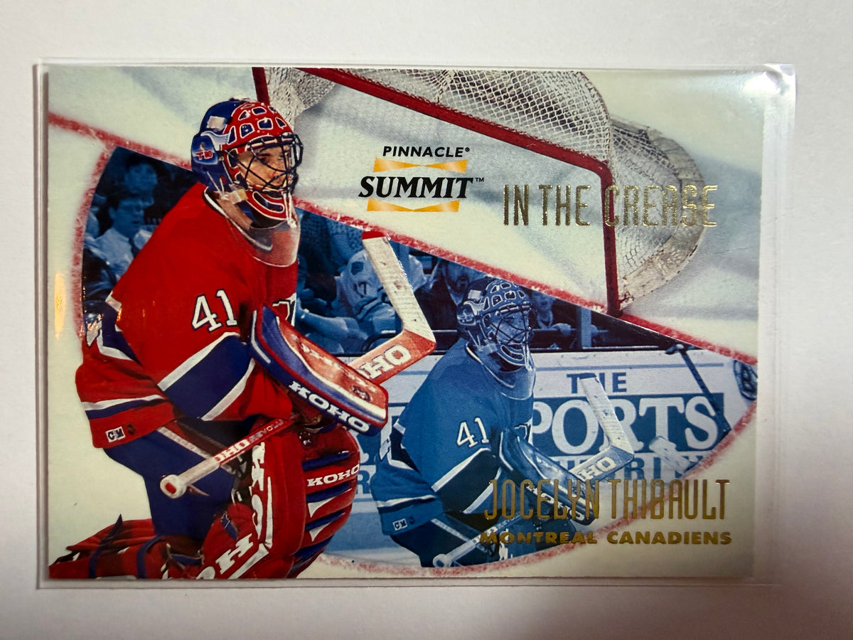 JOCELYN THIBAULT - 1996 Pinnacle Summit In the Crease #11, xxxx/6000