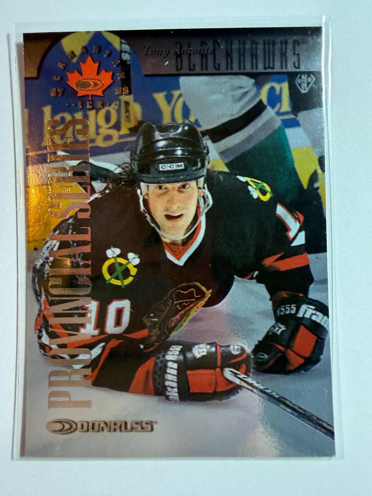 TONY AMONTE - 1997 Donruss Canadian Ice Provincial Series #34, xxx/750