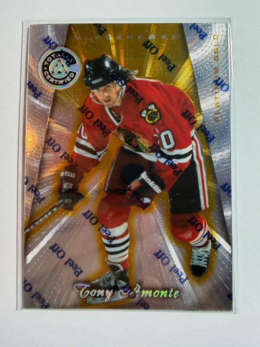 TONY AMONTE - 1997 Pinnacle Totally Certified Platinum Gold #68, xxxx/69