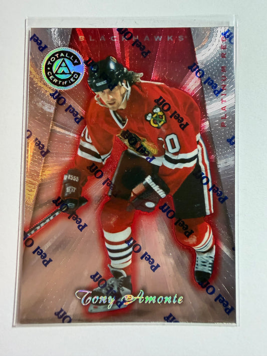 TONY AMONTE - 1997 Pinnacle Totally Certified Platinum Red #68, xxxx/6199