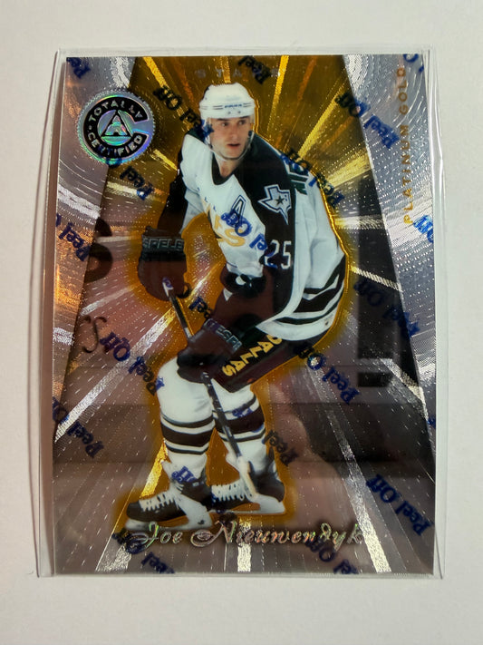JOE NIEUWENDYK - 1997 Pinnacle Totally Certified Platinum Gold #76, xxxx/69
