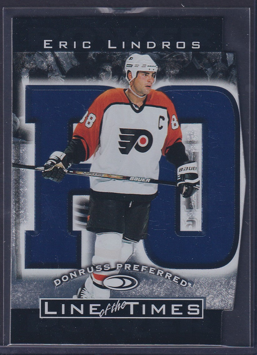 ERIC LINDROS - 1997 Donruss Preferred Line of the Times #2-A, xxxx/1500