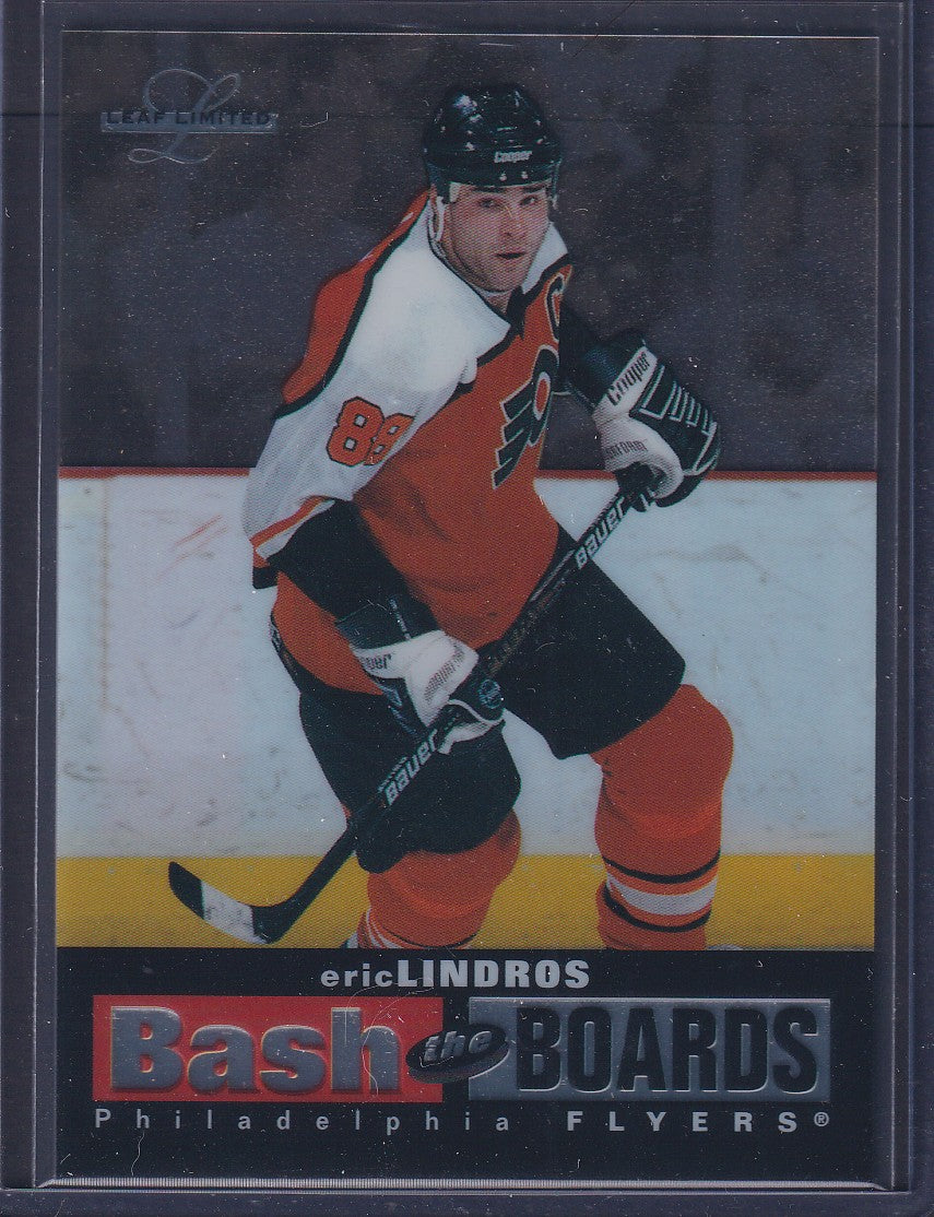 ERIC LINDROS - 1996 Donruss Leaf Limited Bash the Boards #1, xxxx/2500