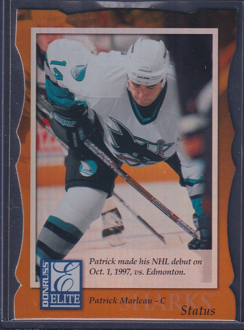 PATRICK MARLEAU - 1997 Donruss Elite Status Checklist Die Cut #145, xxx/100
