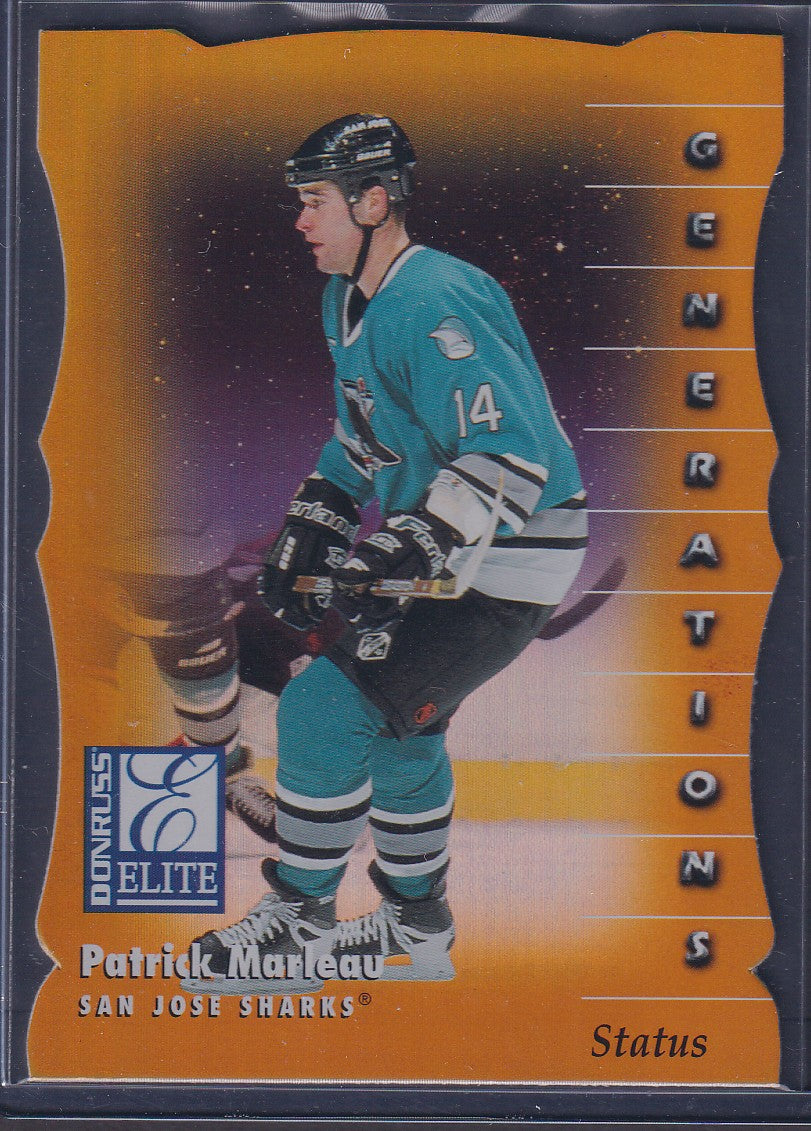 PATRICK MARLEAU - 1997 Donruss Elite Status Generations Die Cut #128, xxx/100