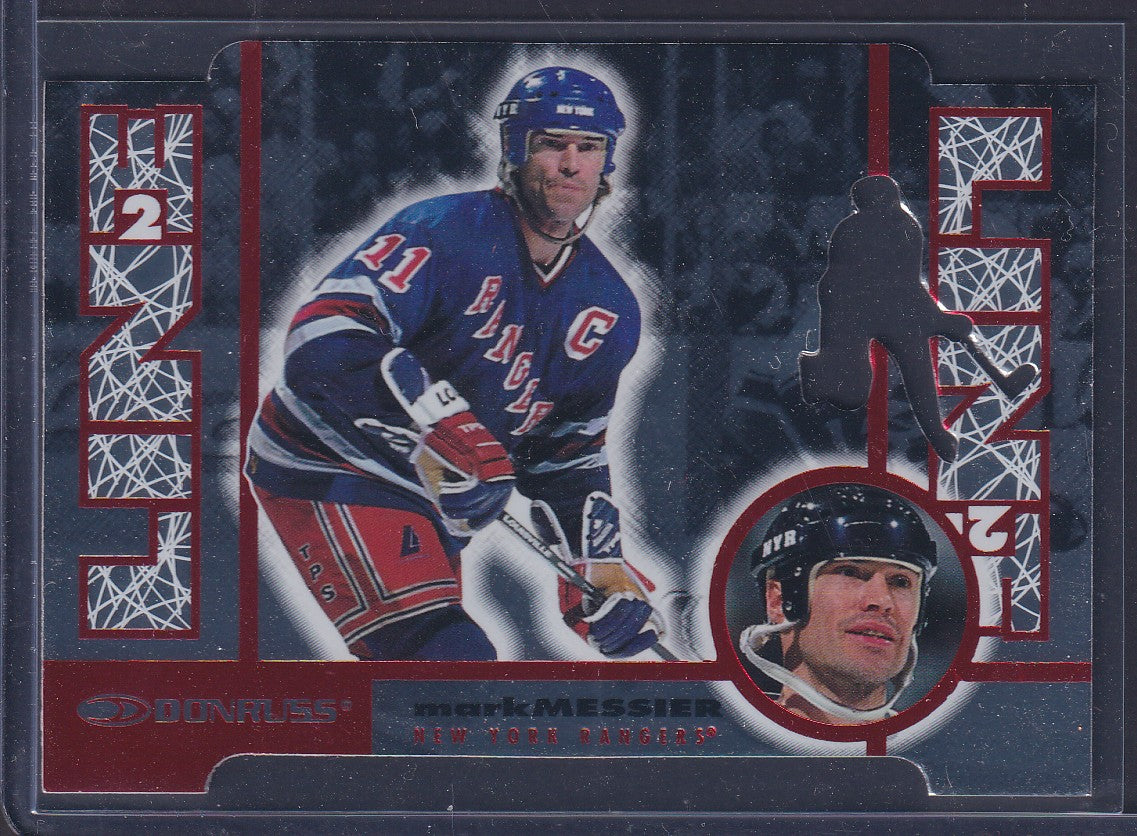 MARK MESSIER - 1997 Donruss Line 2 Line Die Cut #23, xxxx