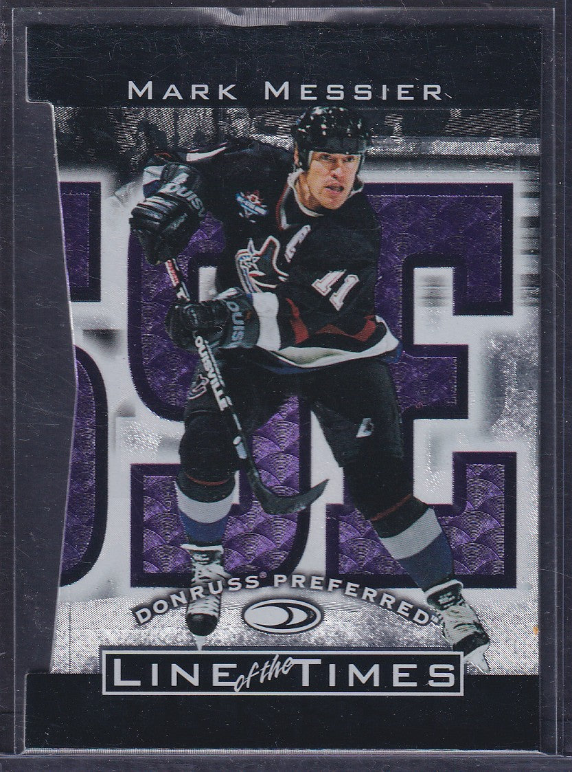 MARK MESSIER - 1997 Donruss Preferred Line of the Times Die Cut #7-C, xxxx/1500