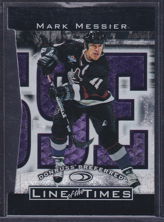 MARK MESSIER - 1997 Donruss Preferred Line of the Times Die Cut #7-C, xxxx/1500