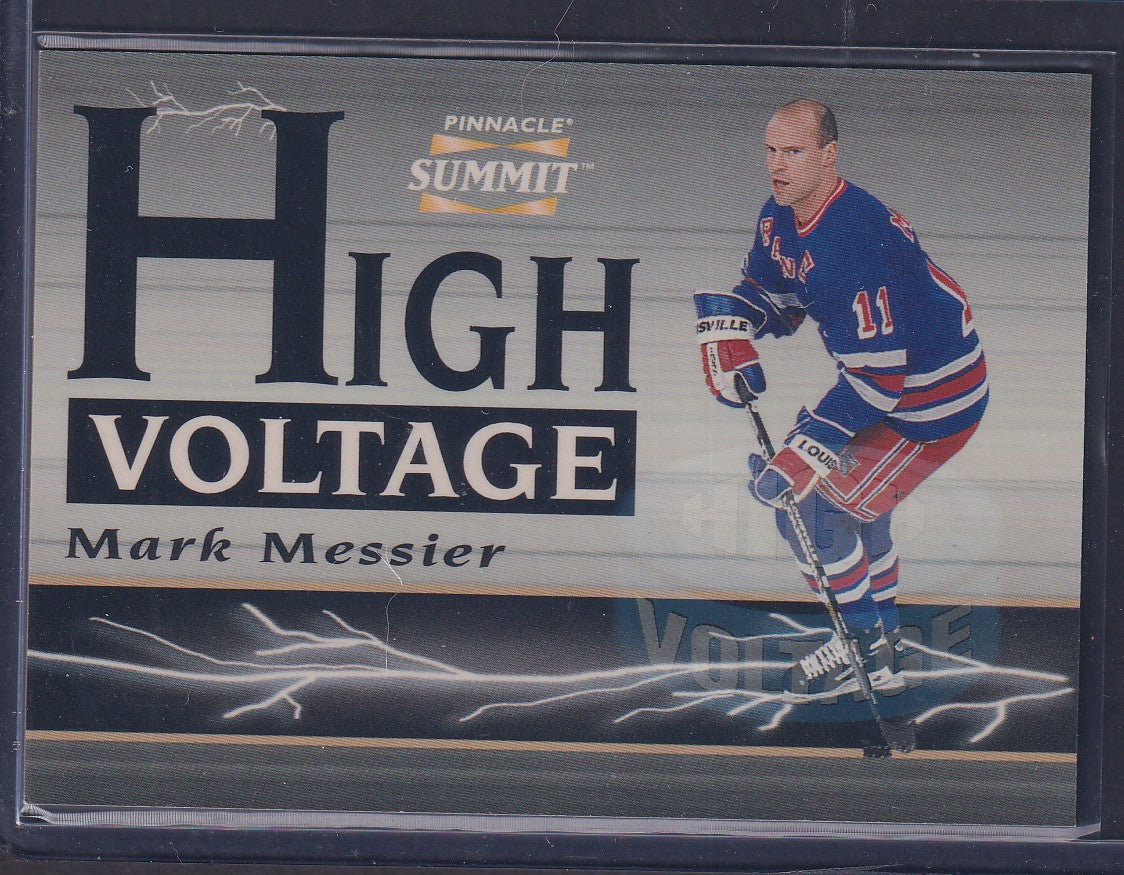 MARK MESSIER - 1996 Pinnacle Summit High Voltage #1, xxx/600