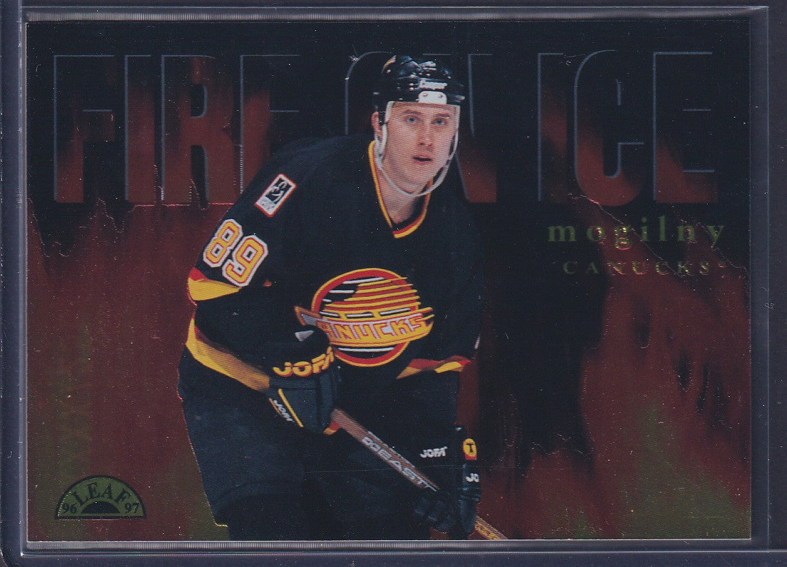 ALEXANDER MOGILNY - 1997 Donruss Leaf Fire on Ice #2, xxxx/2500