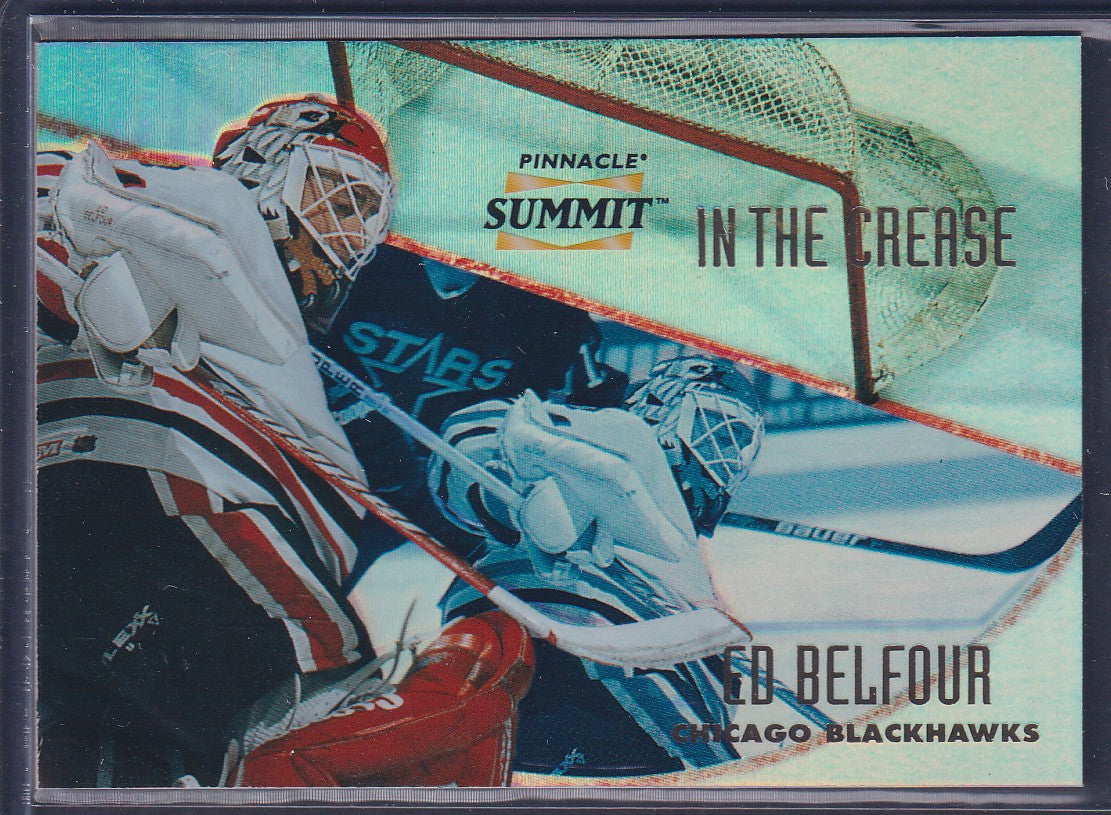 ED BELFOUR - 1996 Pinnacle Summit In the Crease #PSITC-3, xxx/600