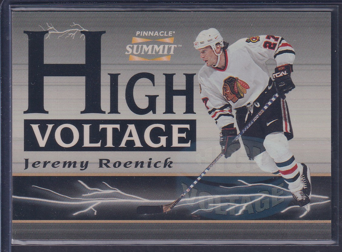 JEREMY ROENICK - 1996 Pinnacle Summit High Voltage #10, xxx/600