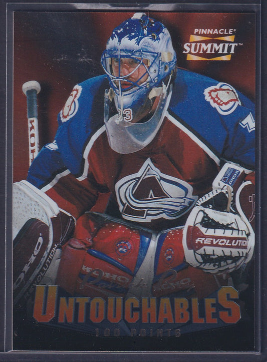 PATRICK ROY - 1996 Pinnacle Summit Untouchables #15, xxxx/1000