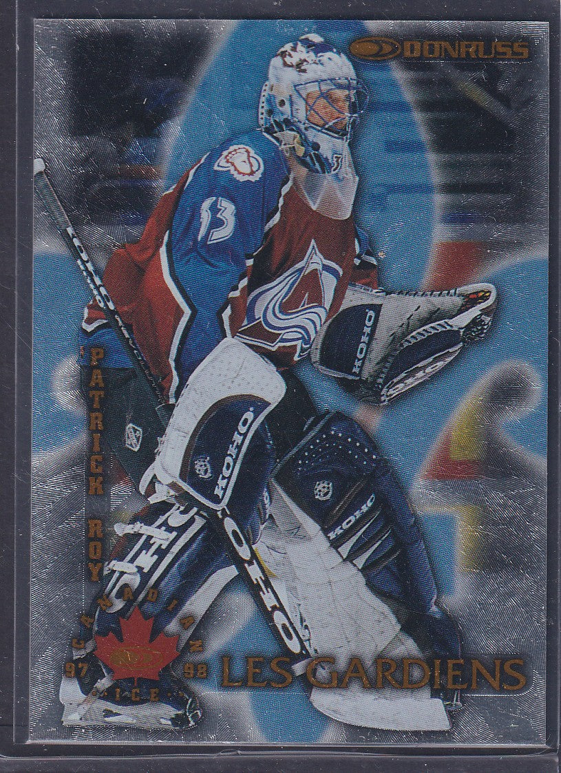 PATRICK ROY - 1997 Donruss Canadian Ice Les Gardiens #1, xxxx/1500