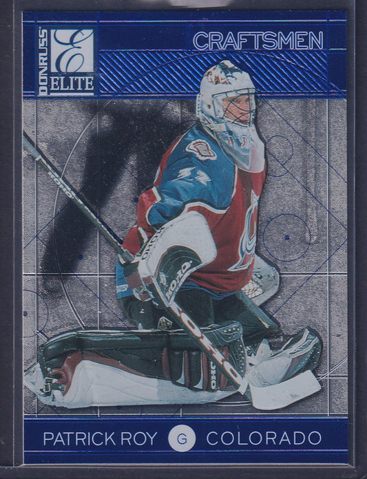 PATRICK ROY - 1997 Donruss Elite Craftsmen #14, xxxx/2500