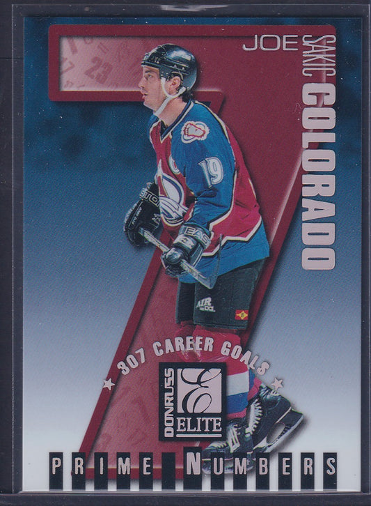 JOE SAKIC - 1997 Donruss Elite Prime Numbers #11c, xxx/307